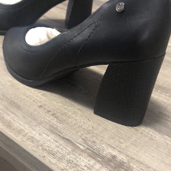 Comfort Flex Women’s Angela Pumps Black Block Heel Shoes Size 10 - Picture 13 of 14